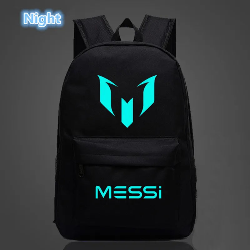 2021 Messi Backpack Footbal Bag men Boys Travel Gift Kids Bagpack Mochila Bolsas Escolar Backpack School Bags Printing Luminous