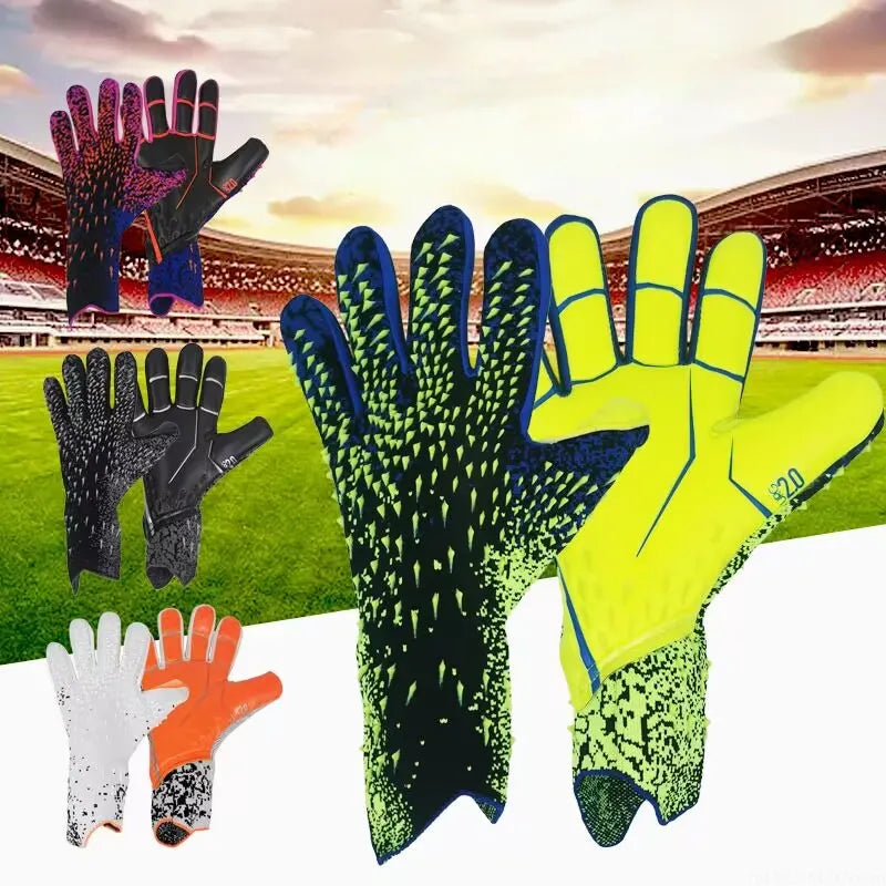 Soccer Goalkeeper Gloves Unisex Football Gloves Strong Grip Soccer Goalie Gloves Outdoor Sports Gloves Latex Football Gloves NEW