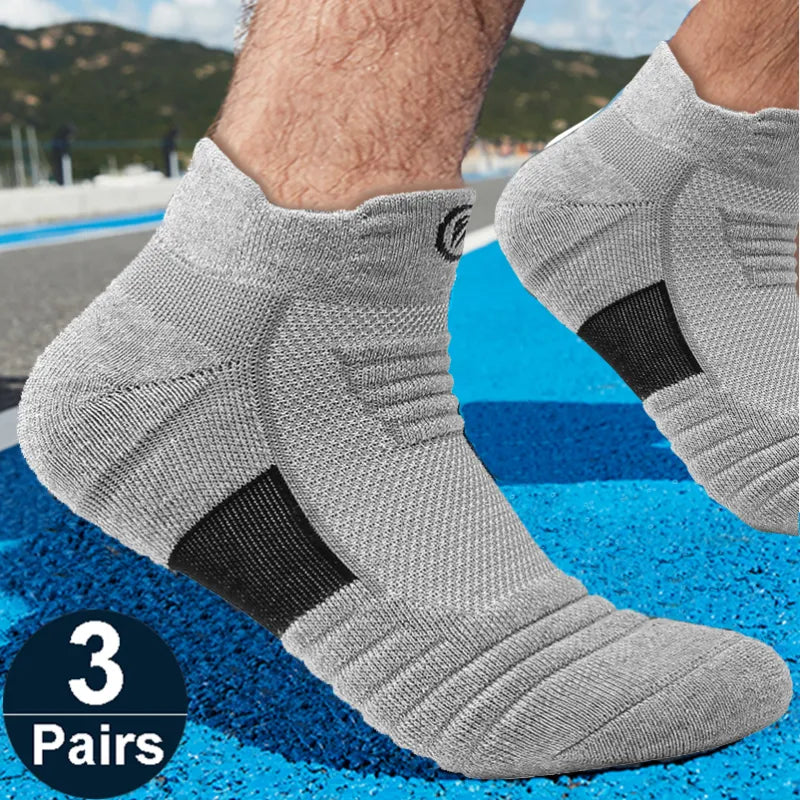 Anti-slip Football Socks Men Women Cotton Sock Short Long Tube Soccer Basketball Sport Socks Breathable Deodorous Socks 38-43