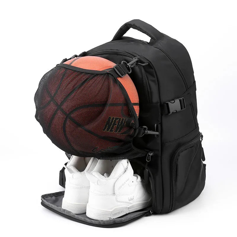 Sports Backpack Basketball Bag Boys School Football Backpack With Shoe Compartment Soccer Ball Bag Large Backpack Shoes