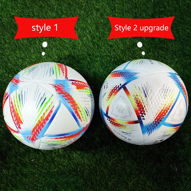 2022 High Quality Soccer Ball Official Size 5 PU Material Seamless Wear Resistant Match Training Football Futbol Voetbal Bola