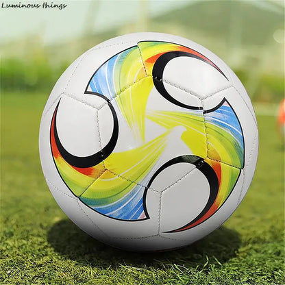 1Pc Soccer Ball Size 4 Wear Rsistant Durable Soft PU Outdoor Football Training Seamless Soccer Ball Group Training Game Supplies