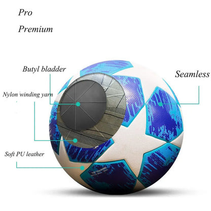 Seamless Size 4 5 Soccer Football Premier Quality Match Training Balls PU Material Sports League Kids Adults Soccer Football