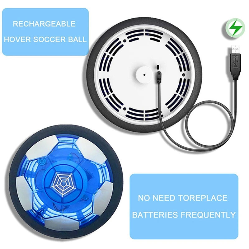 LED Hover Soccer Ball USB Charging Electric Air Cushion Indoor Luminous Leisure Children's Toy, Suitable For 3-12 Years Old