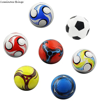 1Pc Soccer Ball Size 4 Wear Rsistant Durable Soft PU Outdoor Football Training Seamless Soccer Ball Group Training Game Supplies