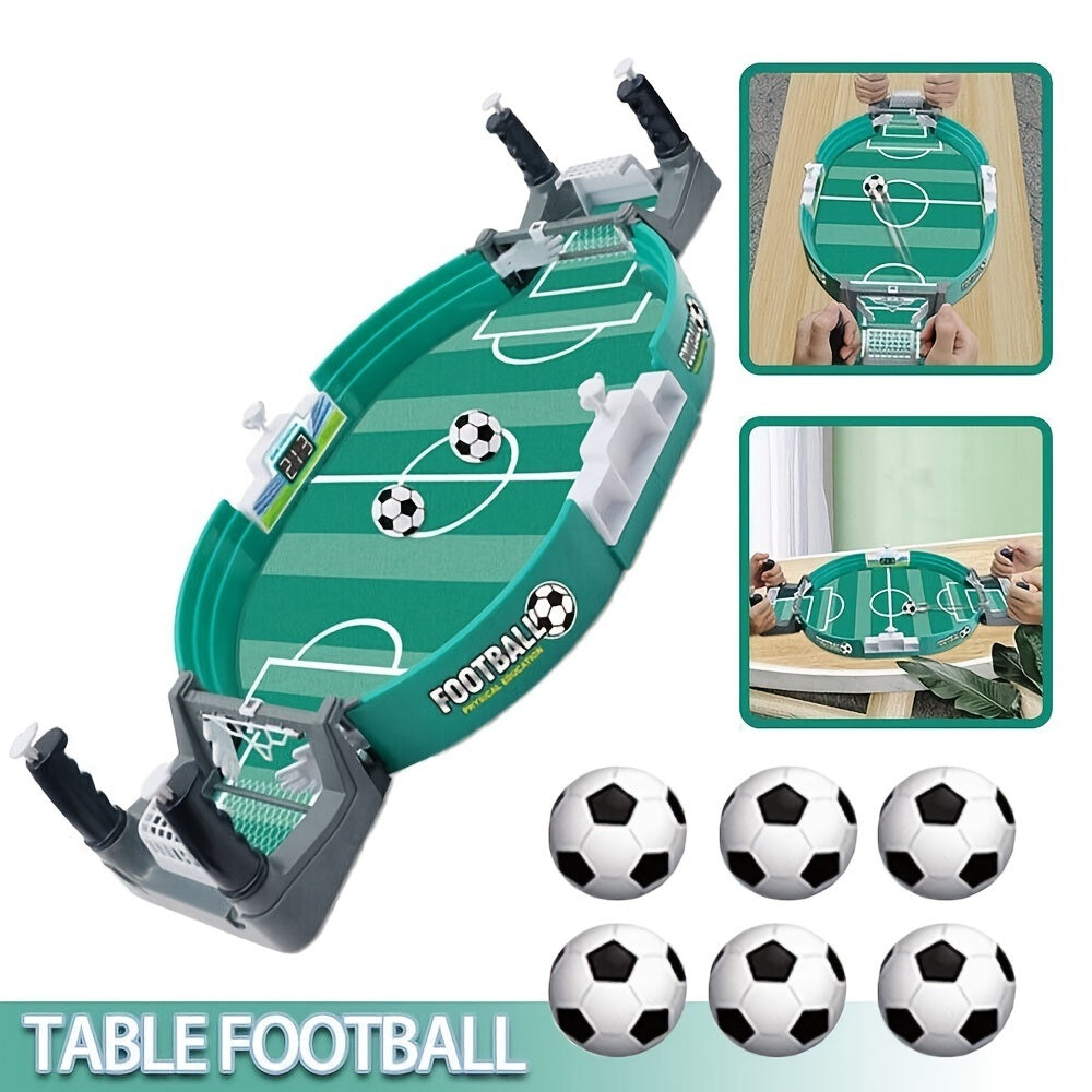 Mini Tabletop Soccer Games; Tabletop Game For Party; Home Amusement; Toy; Gift