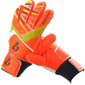 Kid's soccer goalkeeper gloves guantes de portero for children 5-16 years old soft goalkeeper gloves children riding scooters sp