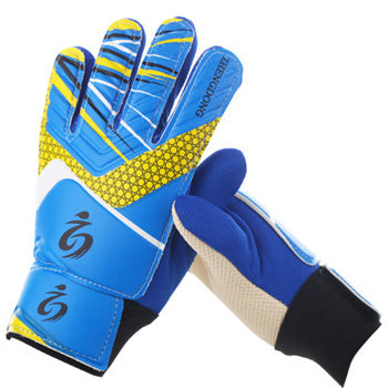 Kid's soccer goalkeeper gloves guantes de portero for children 5-16 years old soft goalkeeper gloves children riding scooters sp