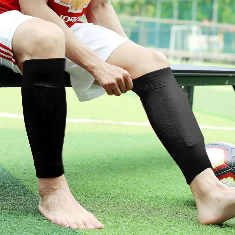 1 Pair Sports Soccer Shin Guard Pad Sleeve Sock Leg Support Football Compression Calf Sleeve For Adult Teens Children