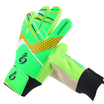 Kid's soccer goalkeeper gloves guantes de portero for children 5-16 years old soft goalkeeper gloves children riding scooters sp