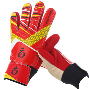 Kid's soccer goalkeeper gloves guantes de portero for children 5-16 years old soft goalkeeper gloves children riding scooters sp